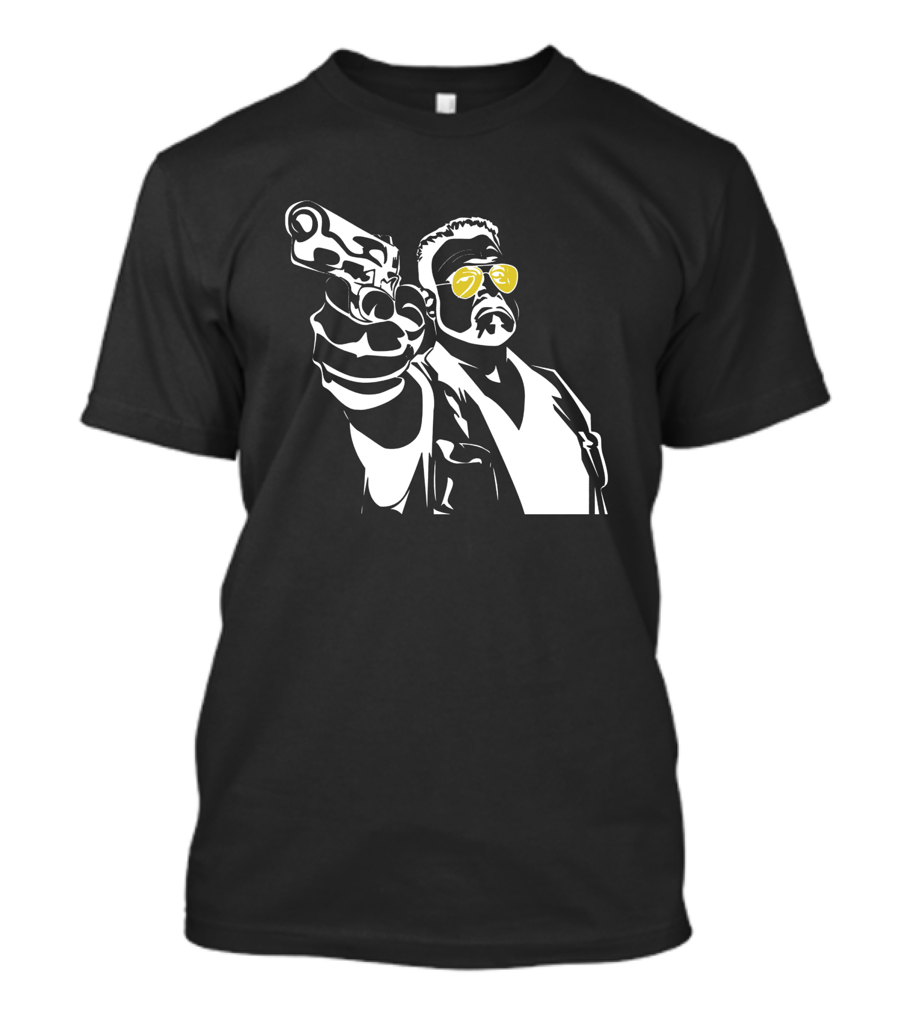Walter Sobchak Pointing Gun T-Shirt