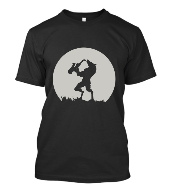 Werewolf Sax Solo Moonlight Serenade T-Shirt
