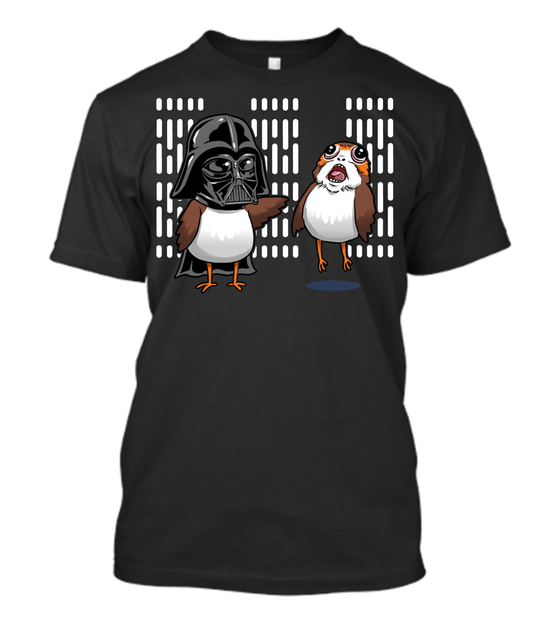 Dark Critter Vader Porg Star Wars Humor T-Shirt