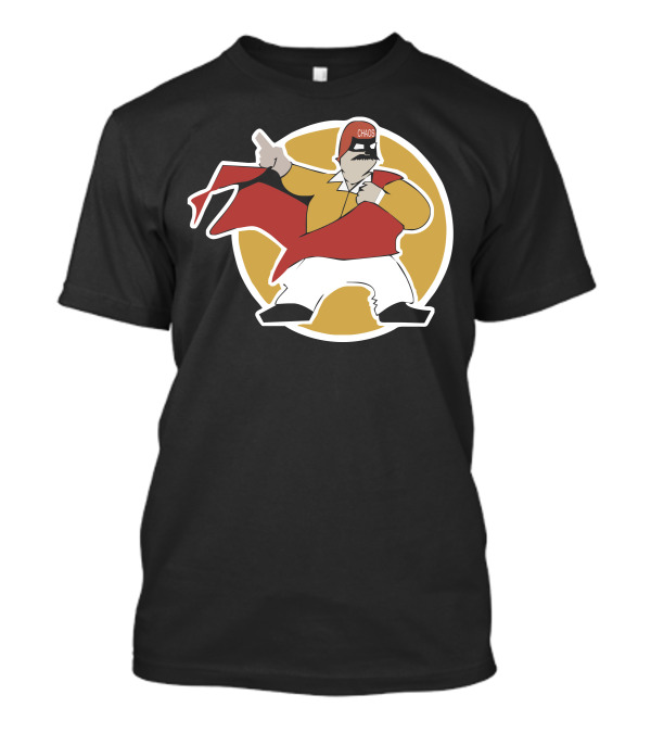 Dom Deluise Captain Chaos Iconic Superhero T-Shirt