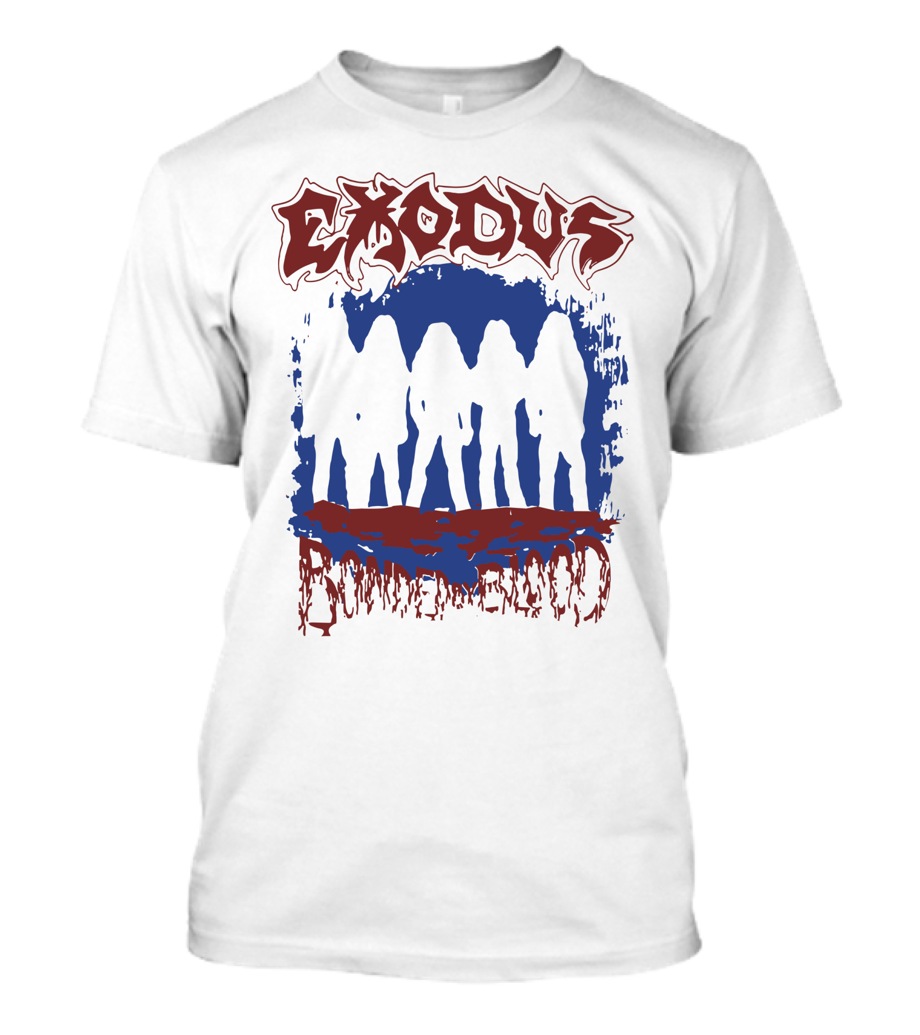 Exodus Bonded By Blood Band Silhouette Thrash T-Shirt