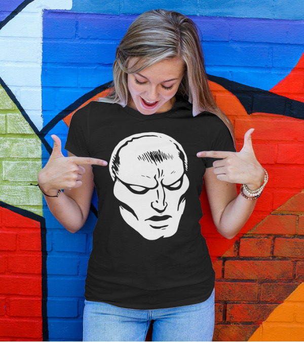 Fantastic Four Silver Surfer Head Sketch T-Shirt