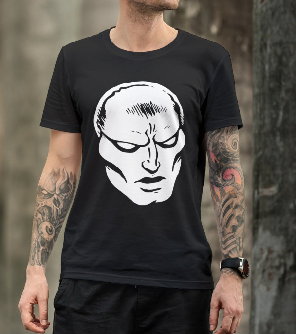 Fantastic Four Silver Surfer Head Sketch T-Shirt