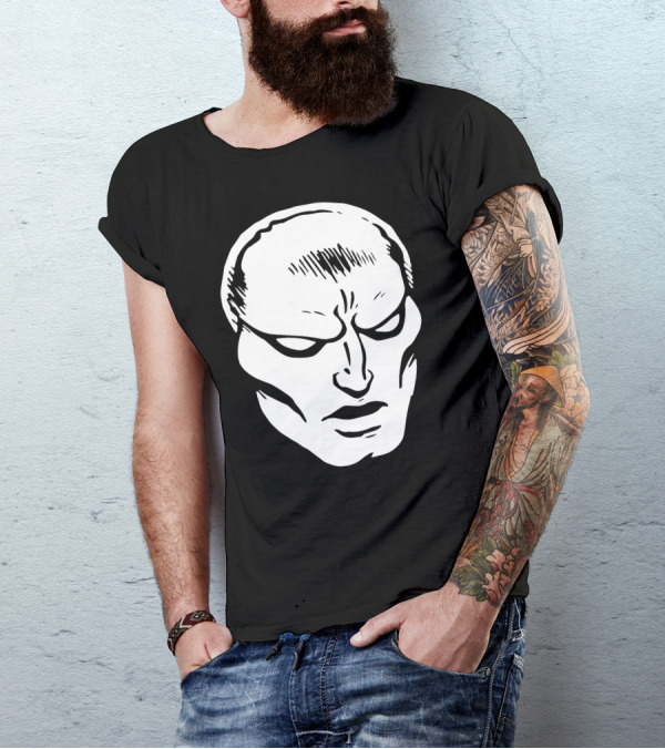 Fantastic Four Silver Surfer Head Sketch T-Shirt