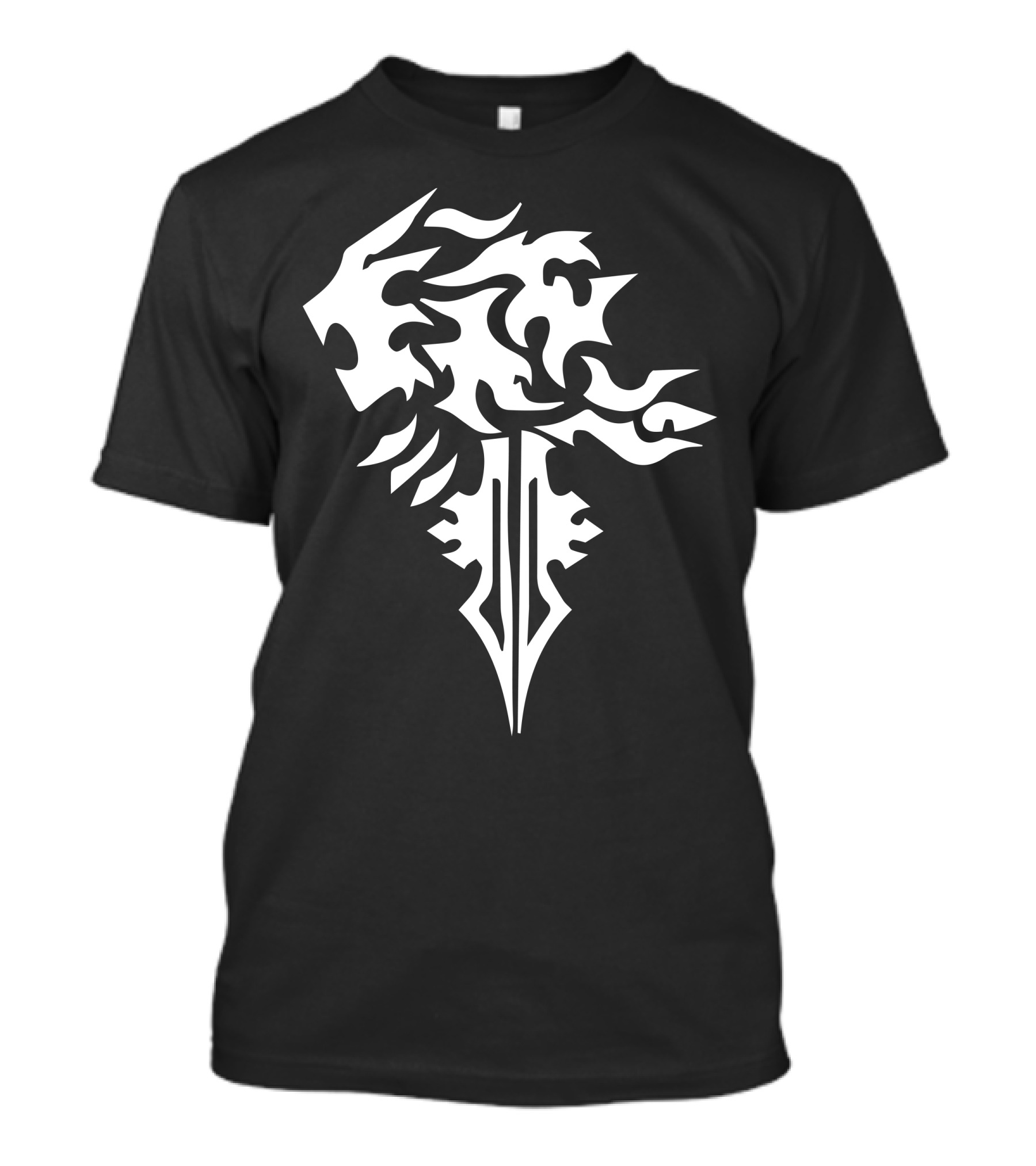 Final Fantasy Lionheart Tribal Lion Tattoo Weapon T-Shirt