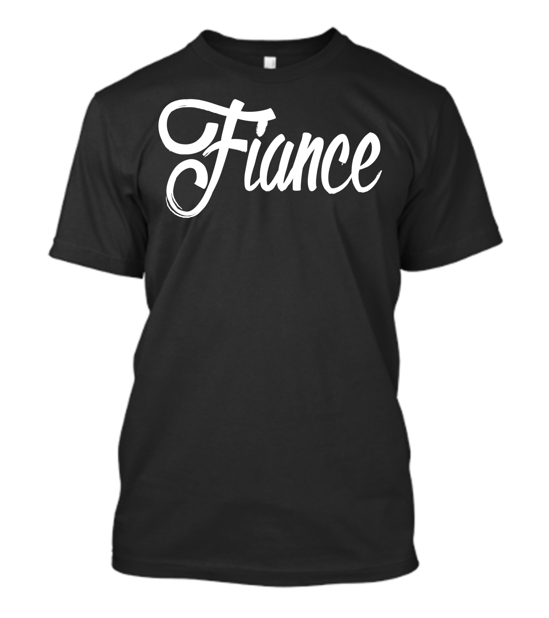 Fiance Scripted Romantic Engagement Attire T-Shirt