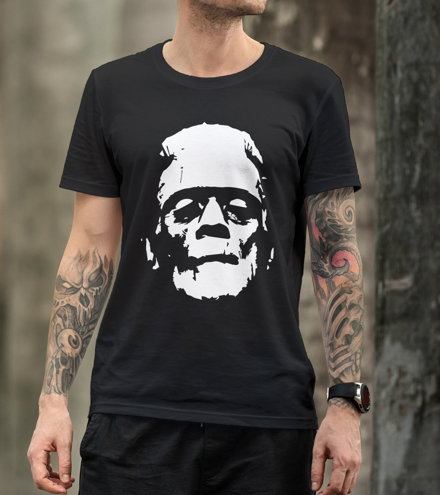 Frankenstein Monster Boris Karloff Iconic Face T-Shirt