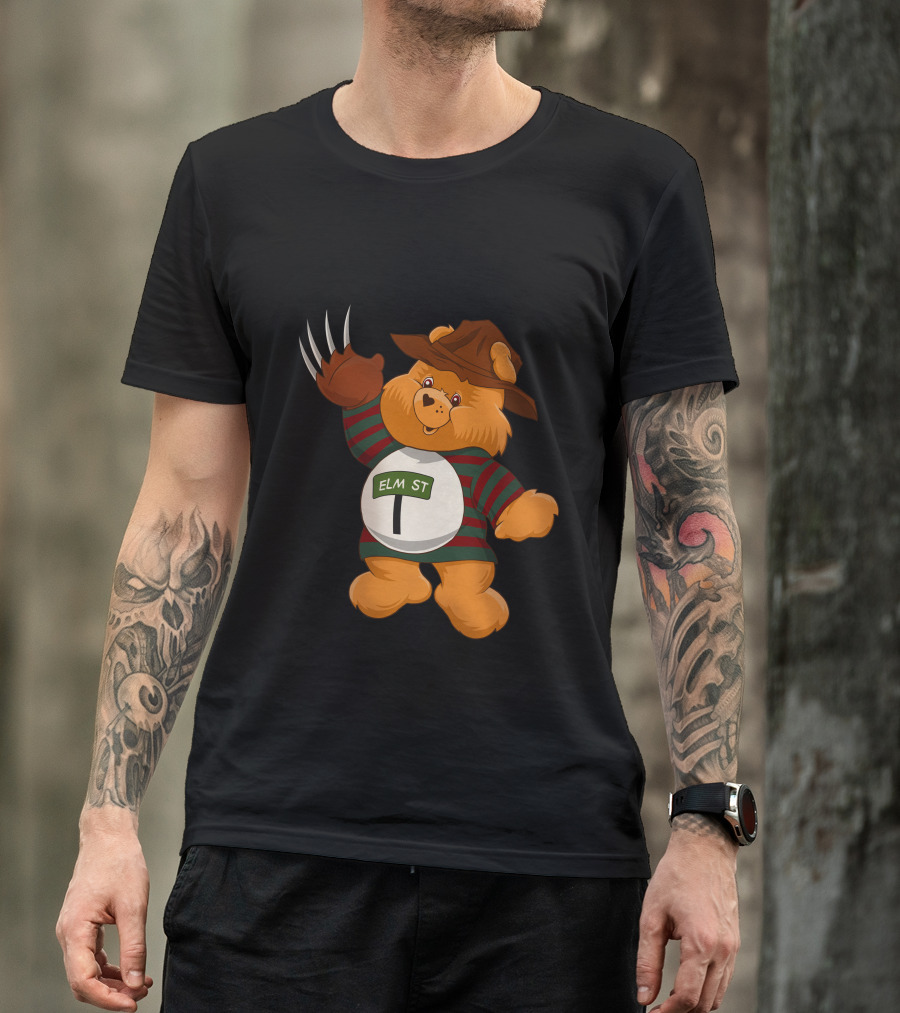 Freddy Scare Bear Elm St T-Shirt