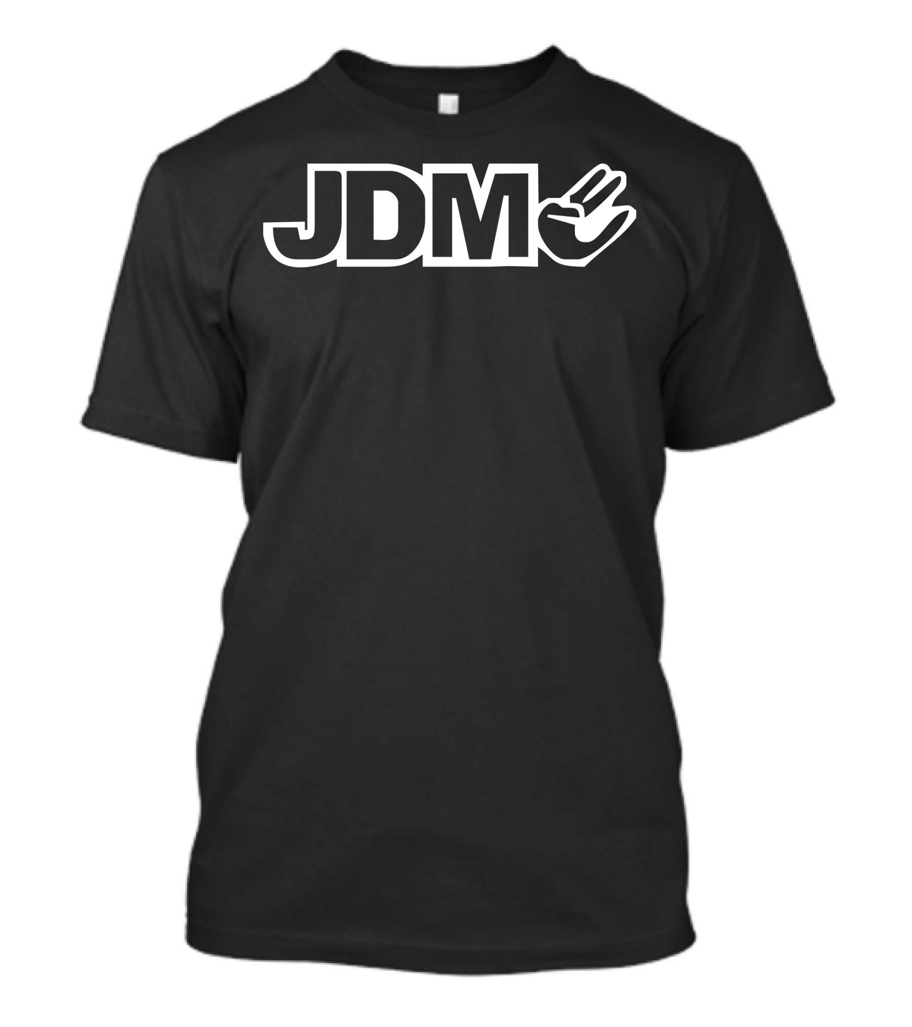 JDM Funny Glow In Dark Glowing Peace Hand T-Shirt