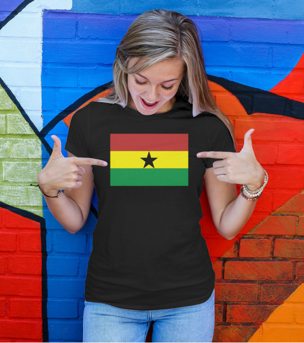 Ghana Flag Support Your Country International Sports T-Shirt