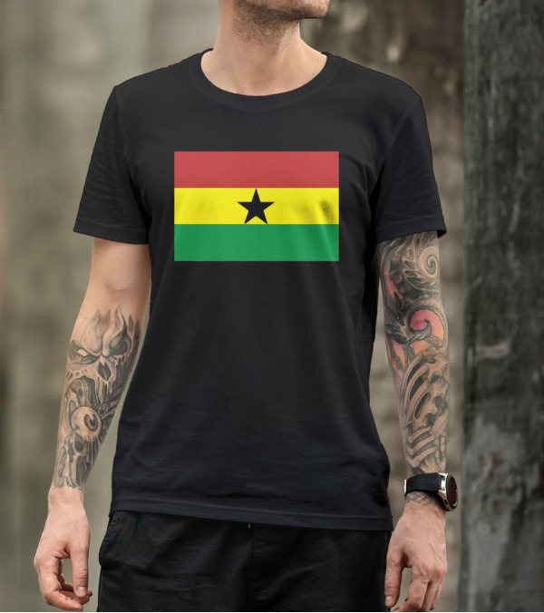 Ghana Flag Support Your Country International Sports T-Shirt