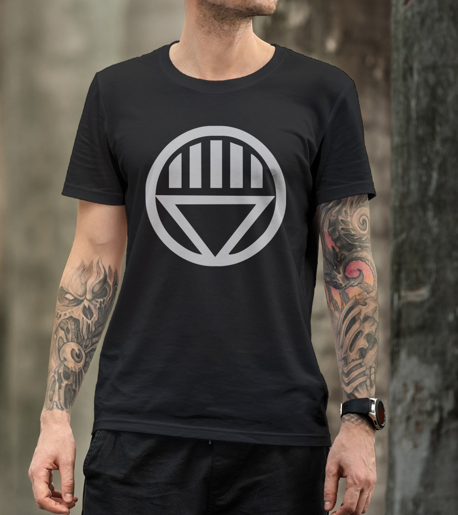 Green Lantern Corps Black Lantern Symbol DC Comics Badge T-Shirt