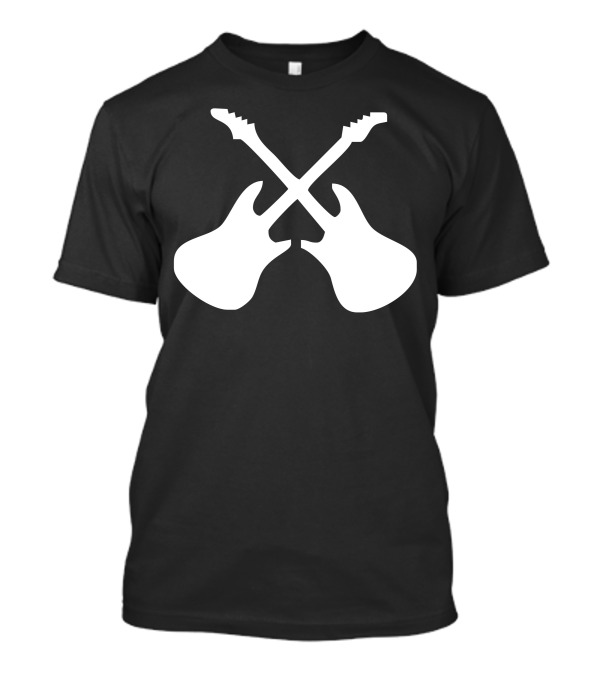 Guitar Gig Concert Tour Band Custom Personal Crossed Guitars T-Shirt