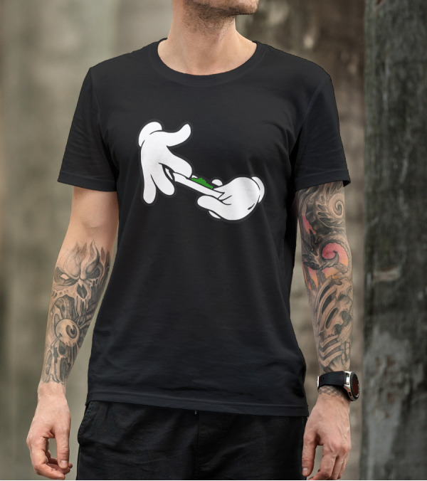 Hands Rolling Cartoon Style Humor Ideal Birthday Present T-Shirt