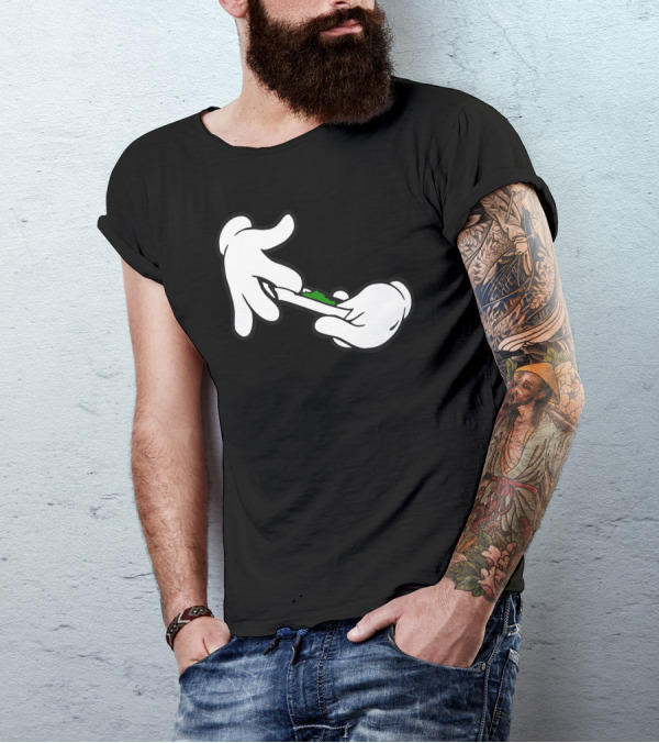 Hands Rolling Cartoon Style Humor Ideal Birthday Present T-Shirt