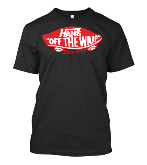 Hans Off The Warp Since 1997 Retro Sci-Fi UFO T-Shirt