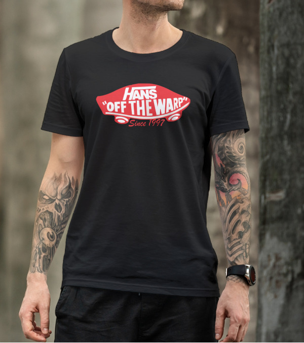 Hans Off The Warp Since 1997 Retro Sci-Fi UFO T-Shirt
