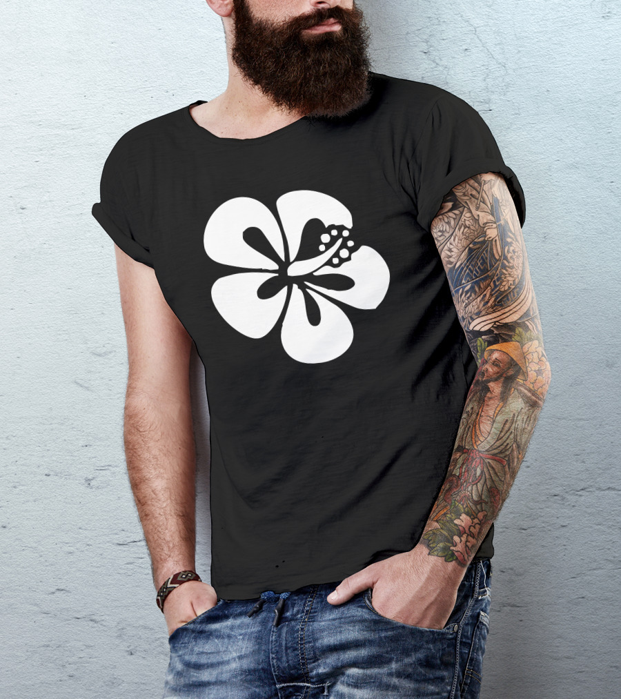 Hawaiian Hibiscus Flower Vinyl Decal Sticker For Car Window Truck Laptop T-Shirt