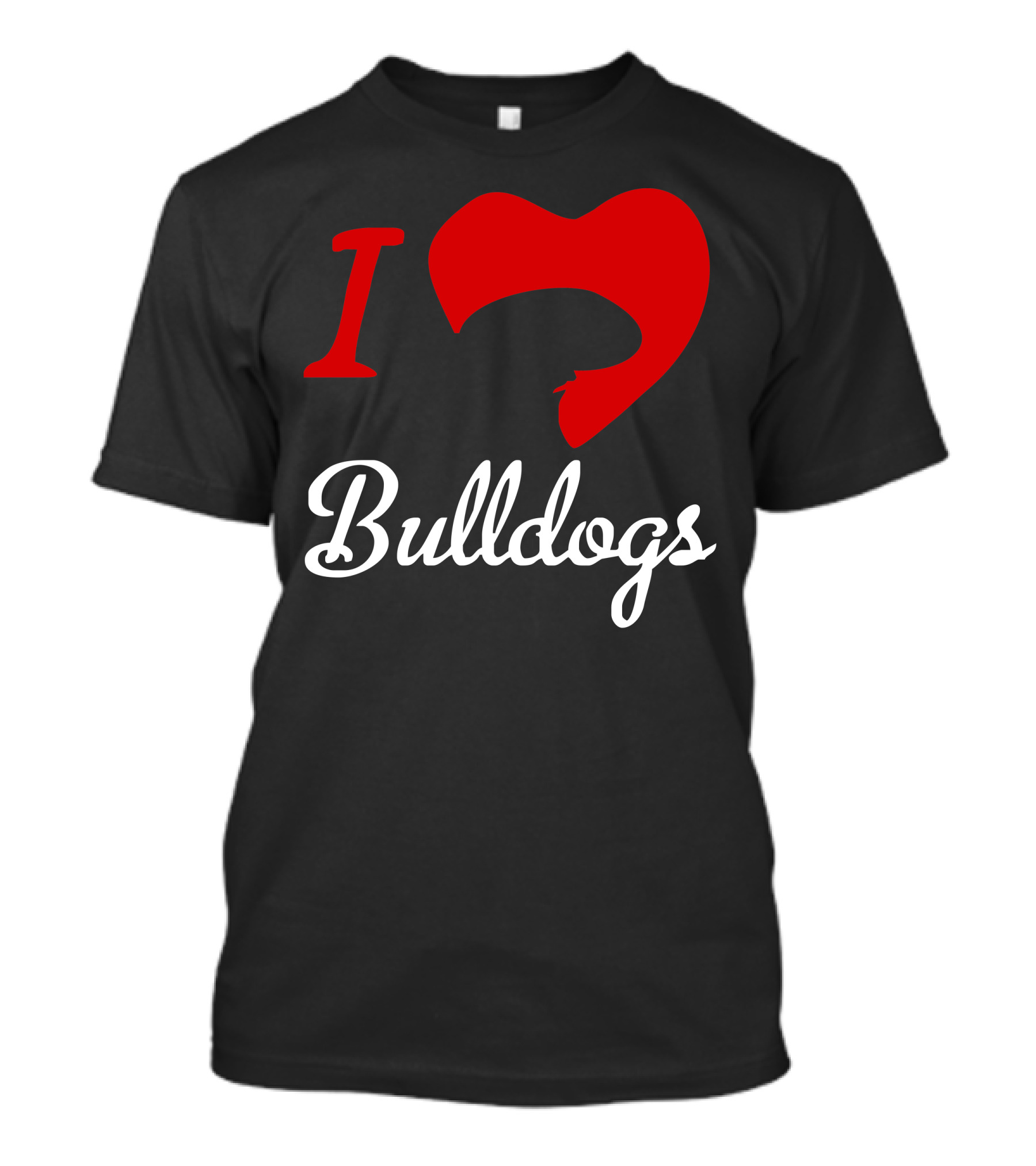 I Love Bulldogs T-Shirt