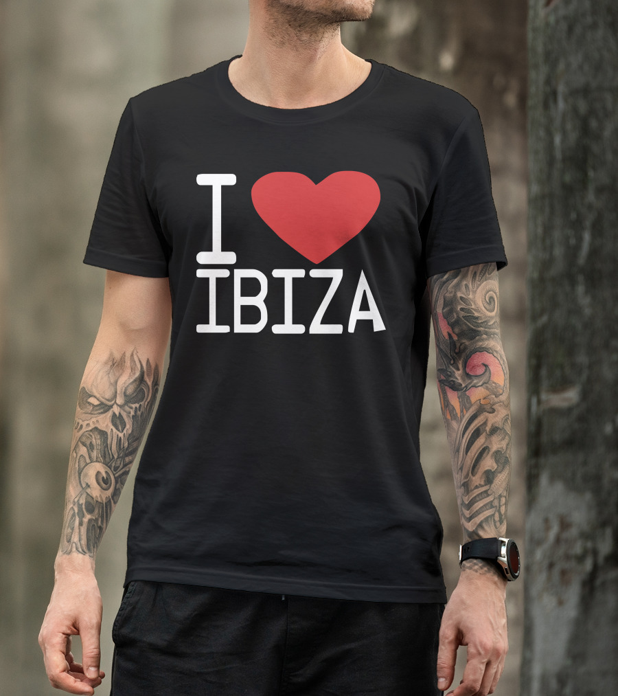 I Love Ibiza Club Party DJ Music Cool T-Shirt