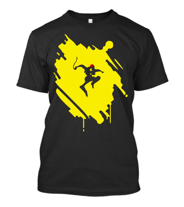 Infamous Second Son Delsin Rowe Silhouette Splash T-Shirt