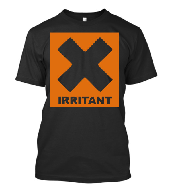 Orange Warning Symbol X Irritant T-Shirt