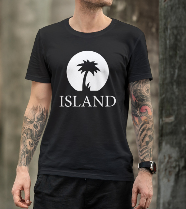 Island Records Palm Tree T-Shirt
