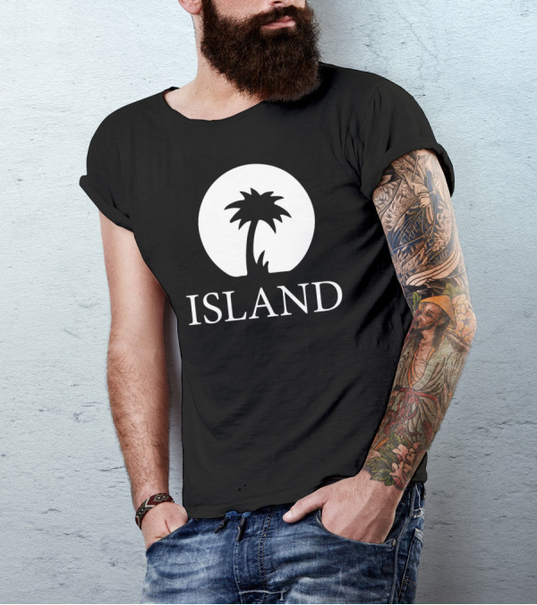 Island Records Palm Tree T-Shirt