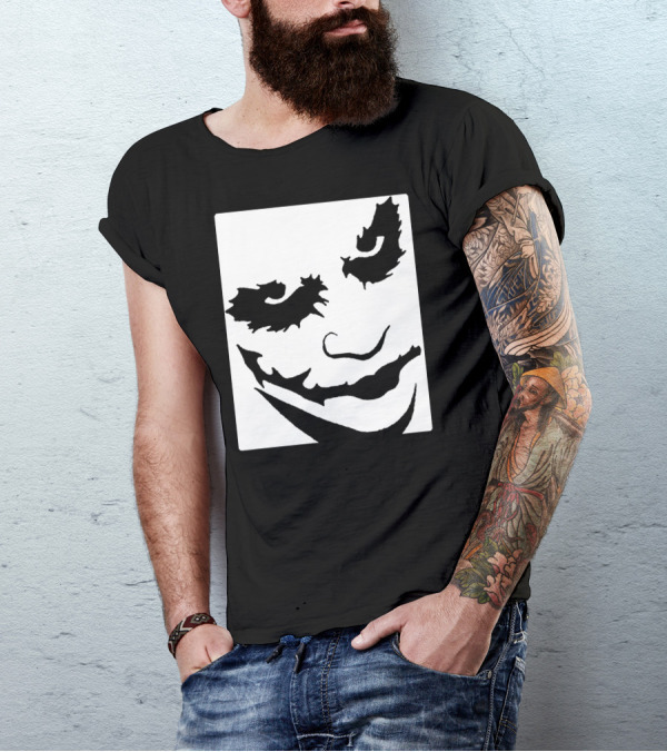 Joker Face Iconic Grinning Mask T-Shirt