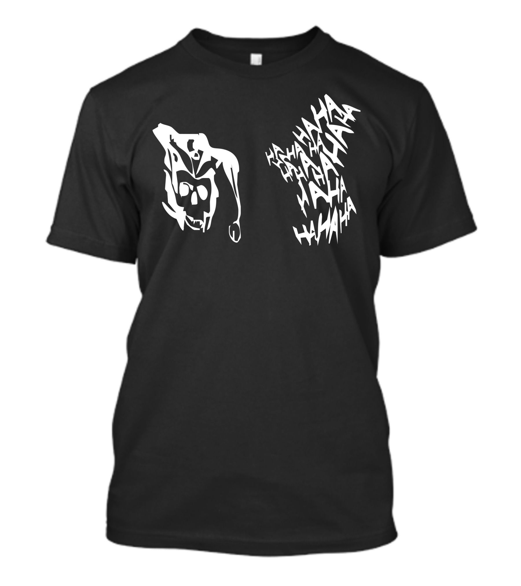 Joker Ha Ha Ha Ha Masked Face And Laughter T-Shirt