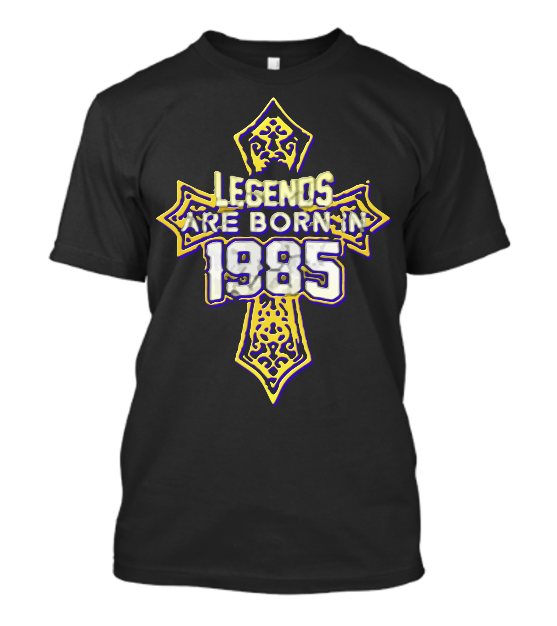 Legends Are Born In 1985 Cross T-Shirt