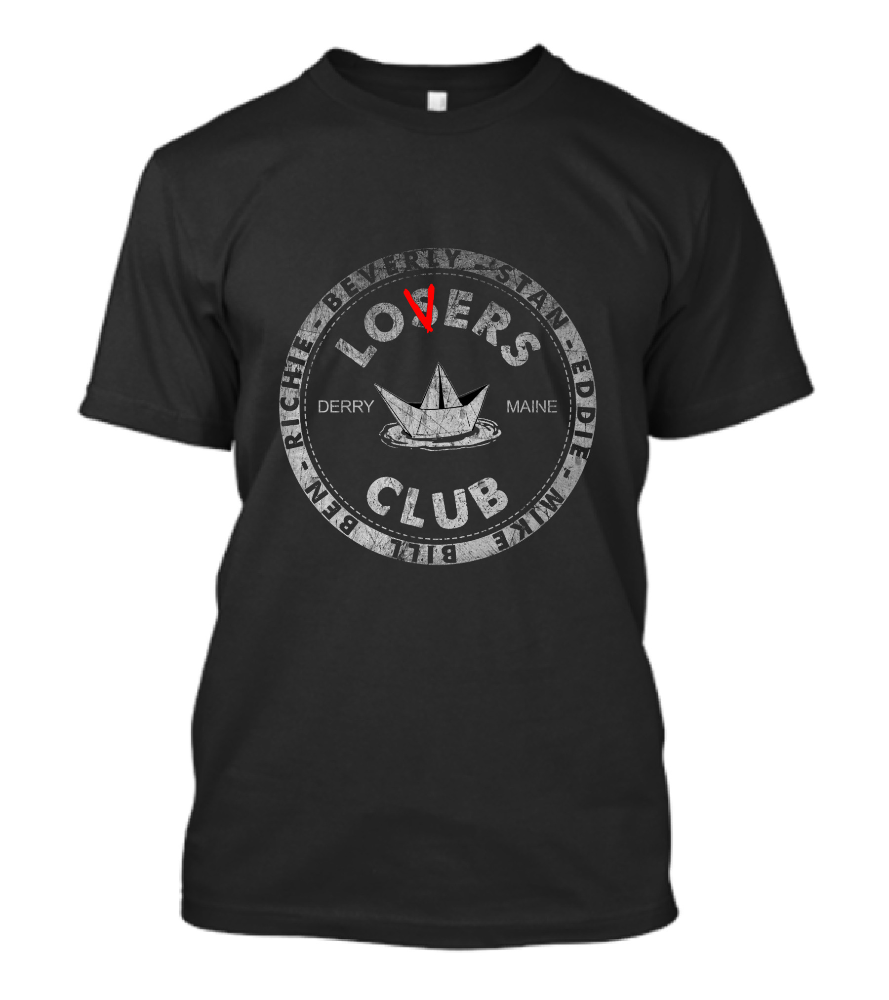 Losers Club Derry Maine Beverly Stan Eddie Mike Bill Ben Richie T-Shirt