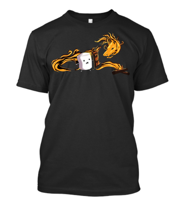 Melting Defenses Marshmallow Fire Dragon Duel T-Shirt