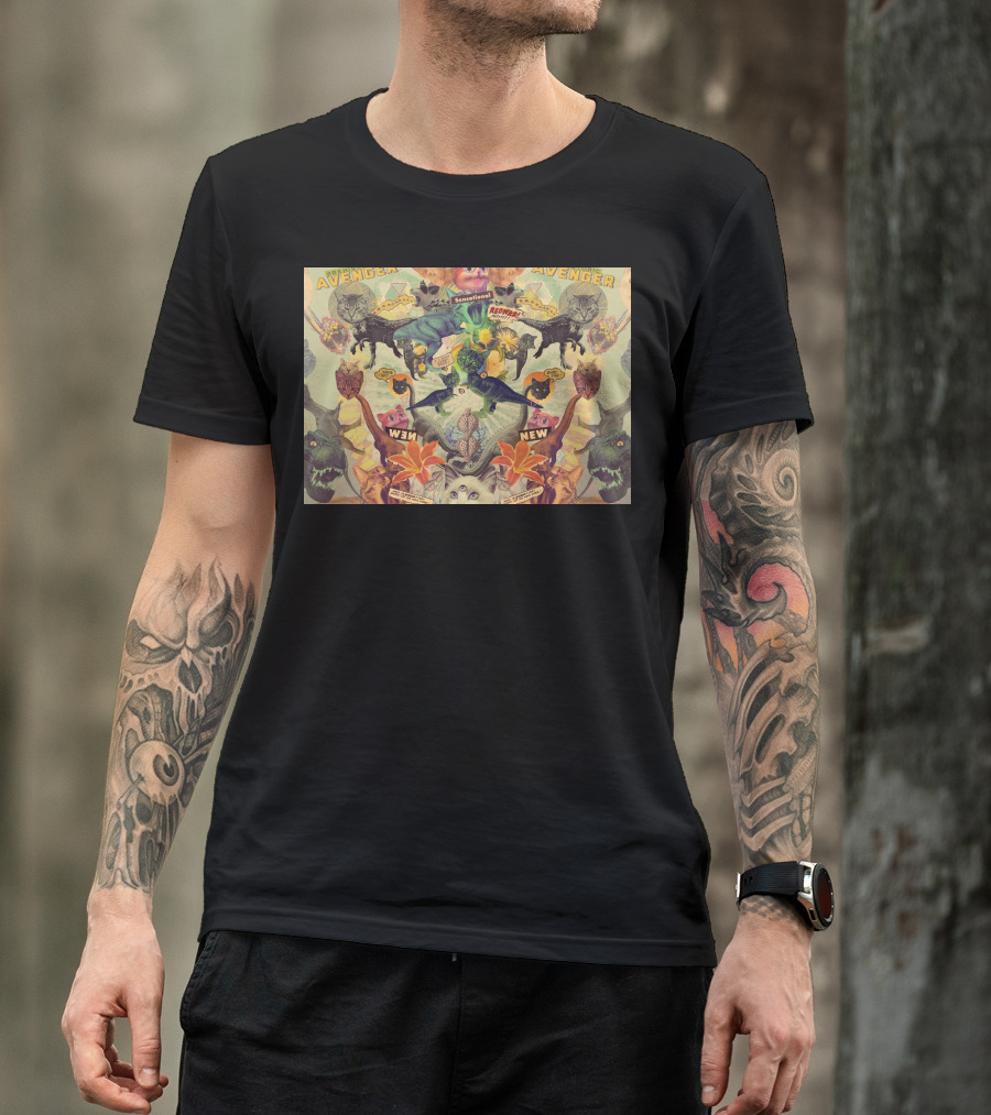 The Sensational Meowosaurus Avenger Roaring Adventure T-Shirt