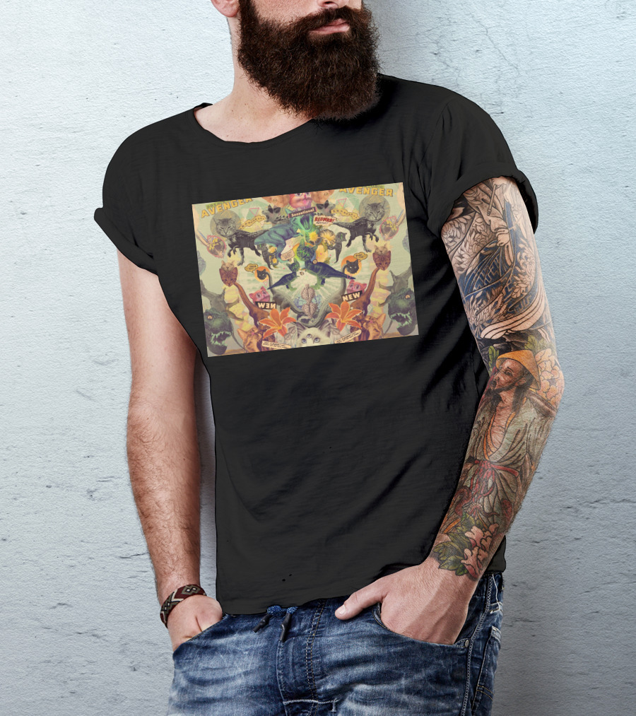 The Sensational Meowosaurus Avenger Roaring Adventure T-Shirt