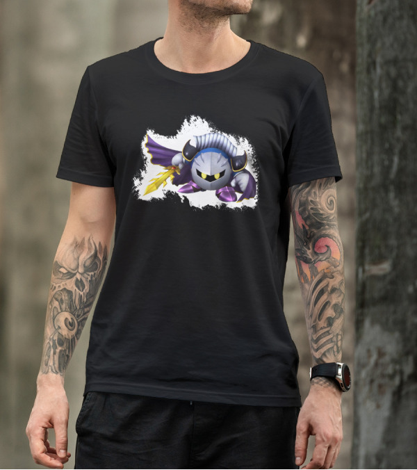 Meta Knight Kirby Smash Bros Video Game Iconic Character T-Shirt