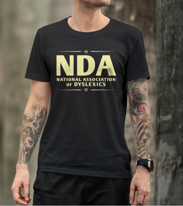 NDA National Association Of Dyslexics T-Shirt