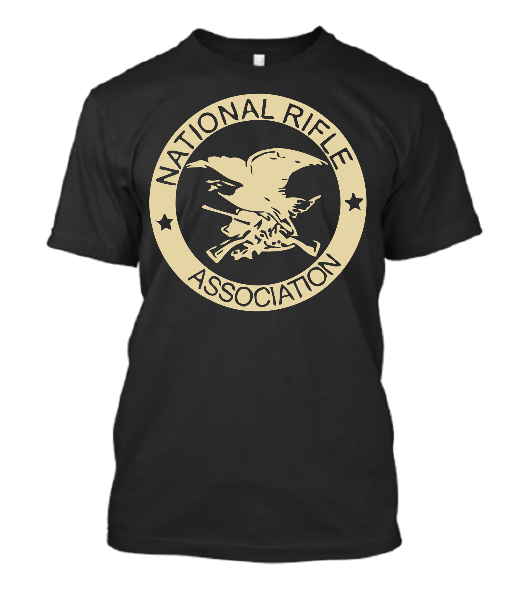 National Rifle Association Eagle Emblem With Crossed Rifles T-Shirt