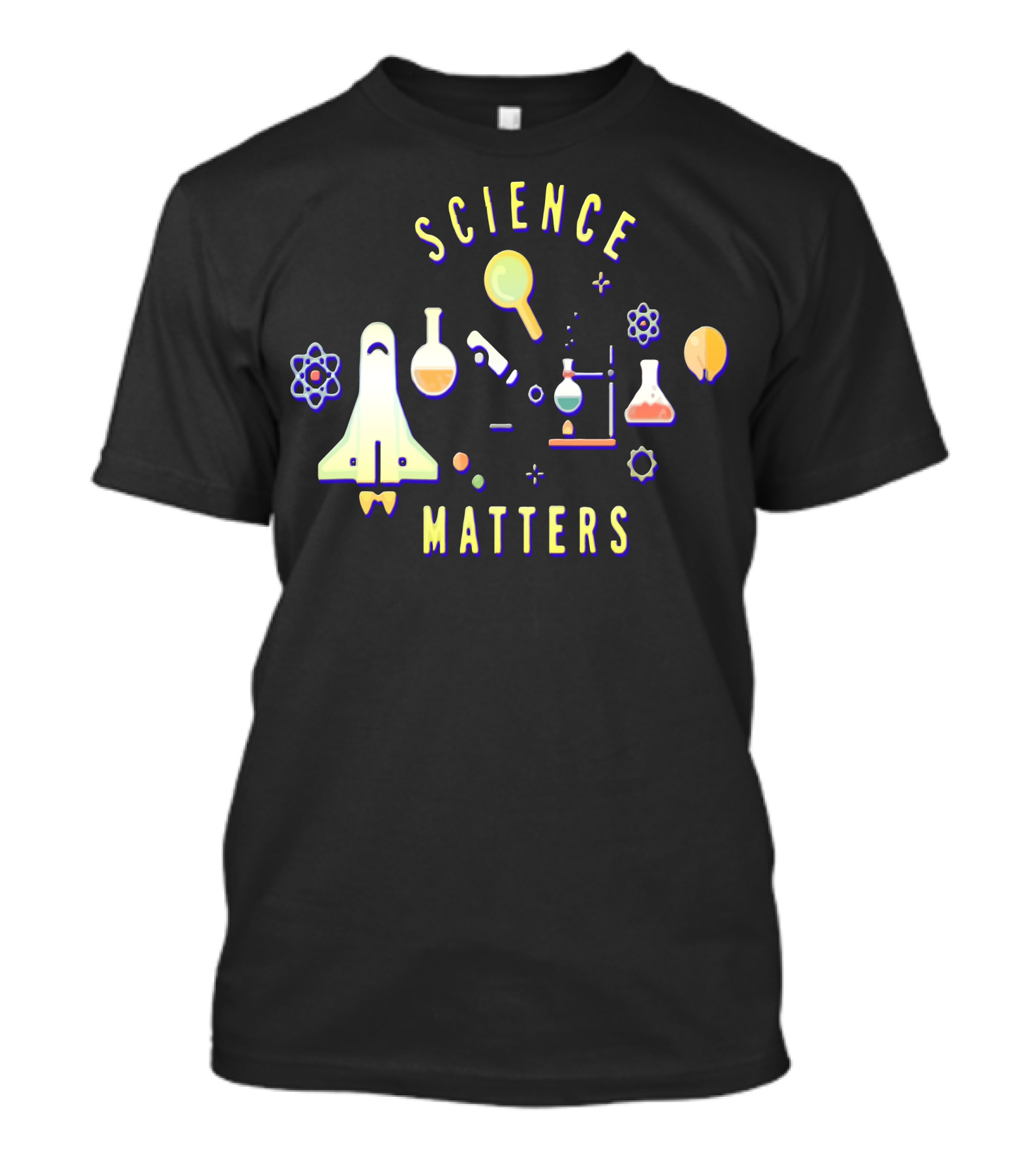 Science Matters Neil DeGrasse Tyson Exploration Symbols T-Shirt