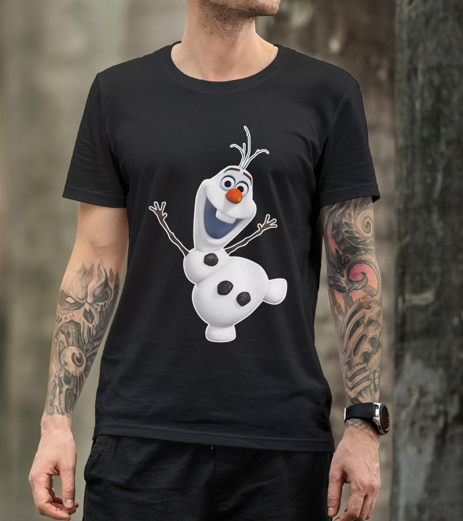 Olaf Snowman Frozen Character From Disney's Frozen T-Shirt