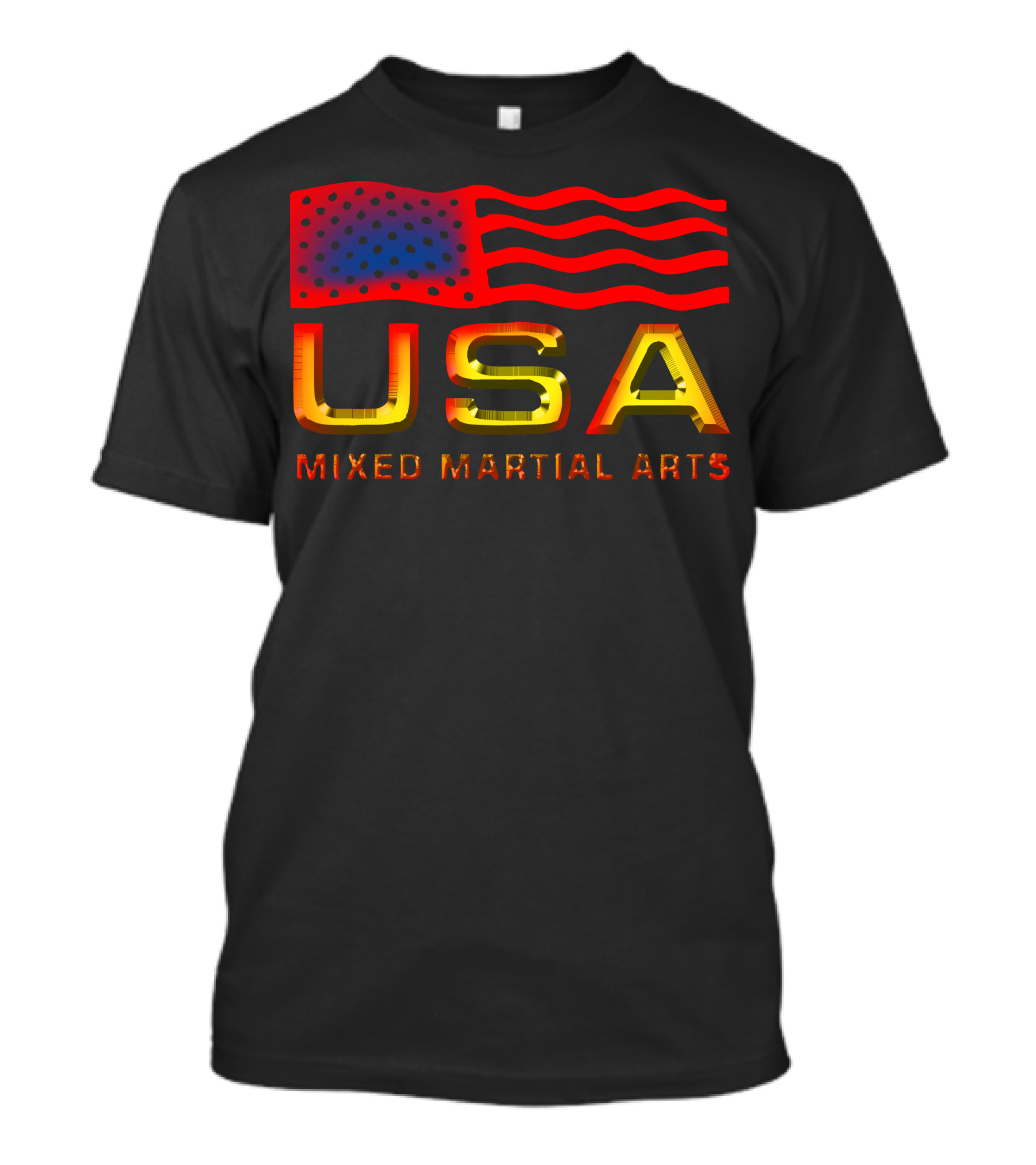 USA Mixed Martial Arts Flag T-Shirt