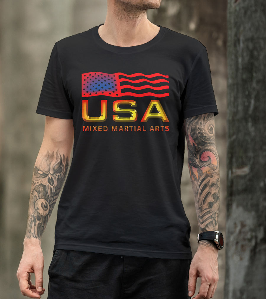USA Mixed Martial Arts Flag T-Shirt
