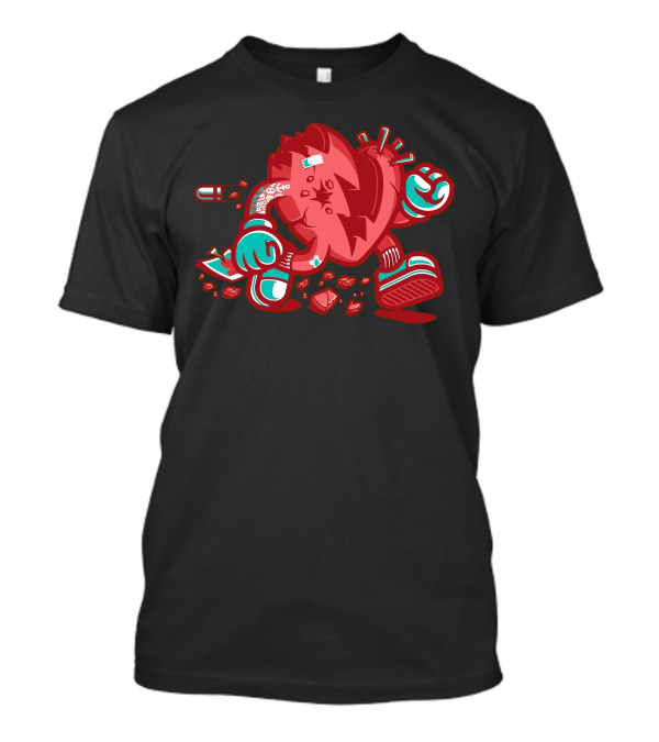 A Matter Of Life Fighting Heart T-Shirt