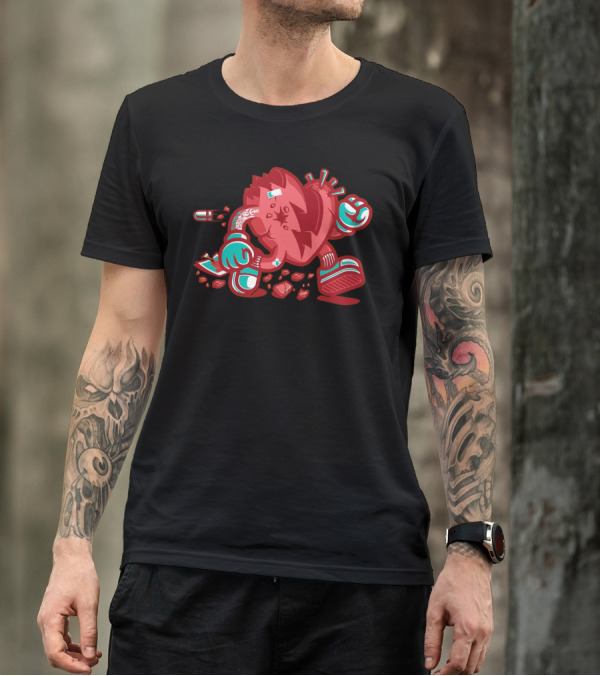 A Matter Of Life Fighting Heart T-Shirt
