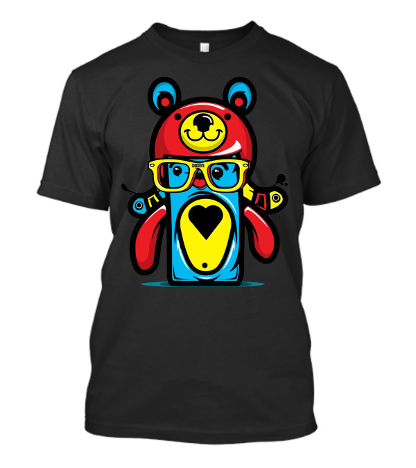 Cherise Bear With Glasses And Heart T-Shirt