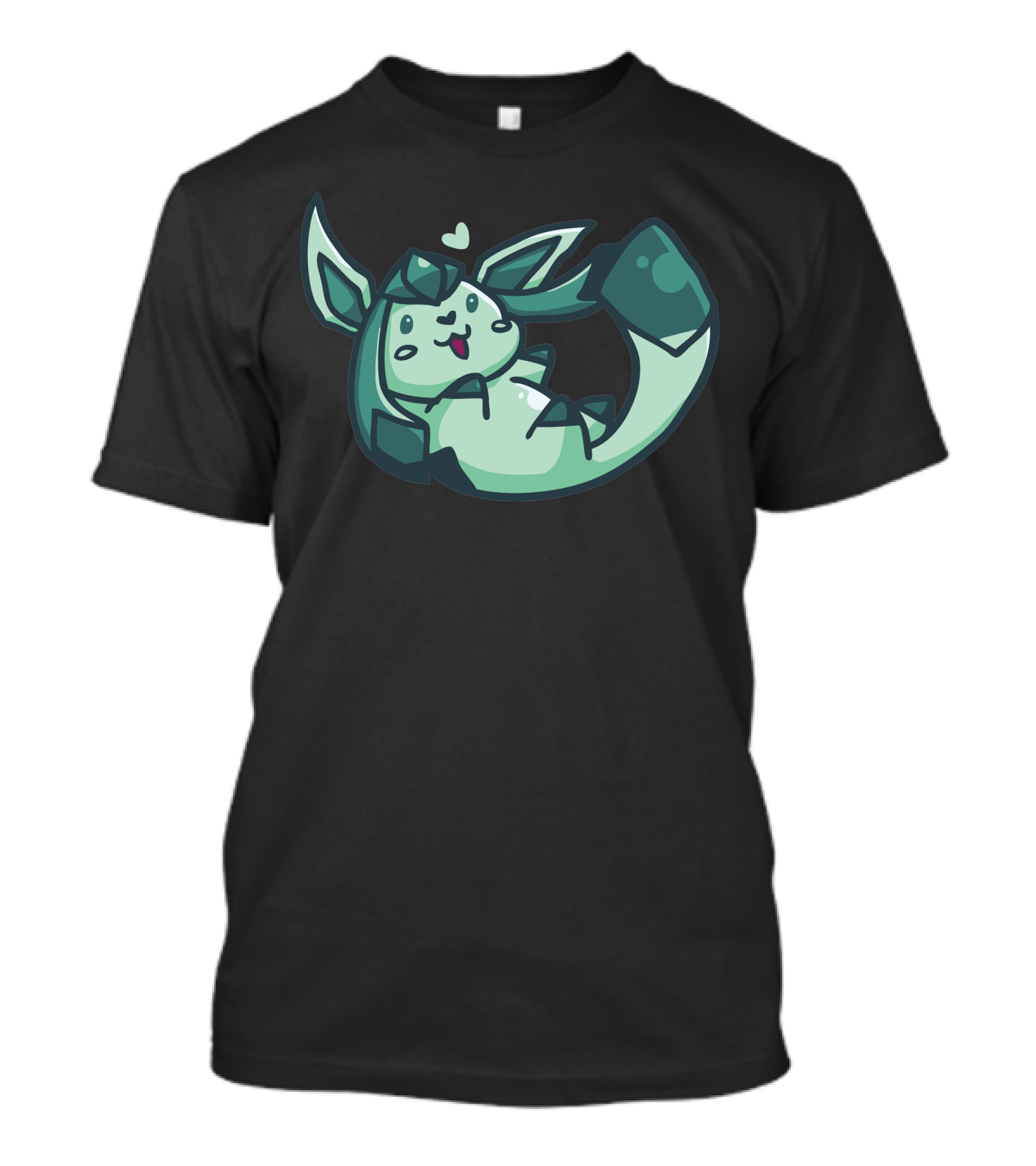 Glaceon Ice-Type Pokémon With Heart T-Shirt