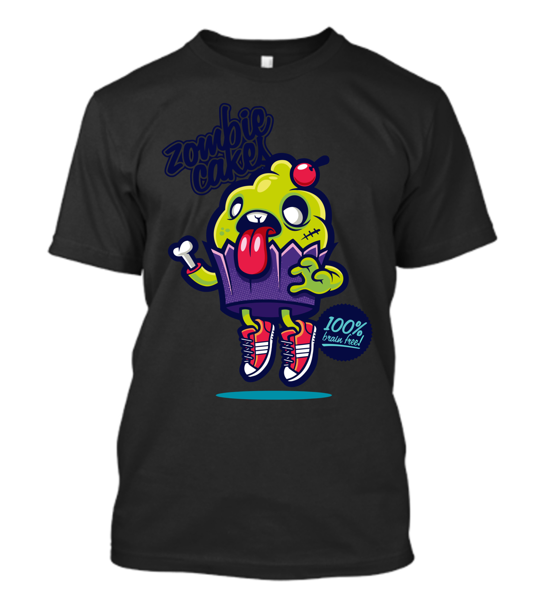 Zombie Cake 100% Brain Free T-Shirt