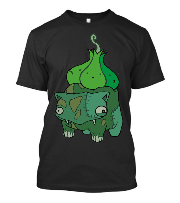 Igorsaur Bulbasaur Crossover Monster With Green Plantbulb T-Shirt