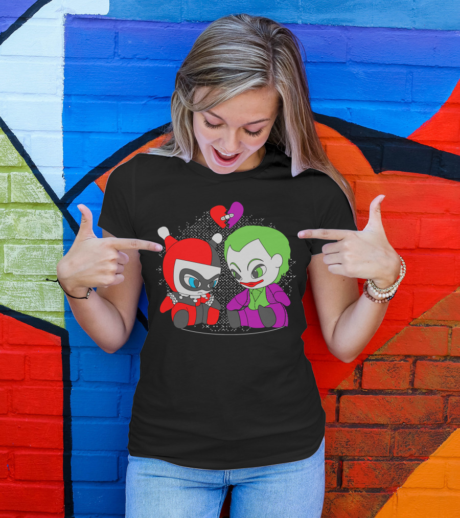 Harley Quinn And Joker Impossible Love T-Shirt