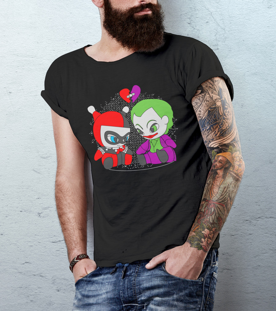 Harley Quinn And Joker Impossible Love T-Shirt